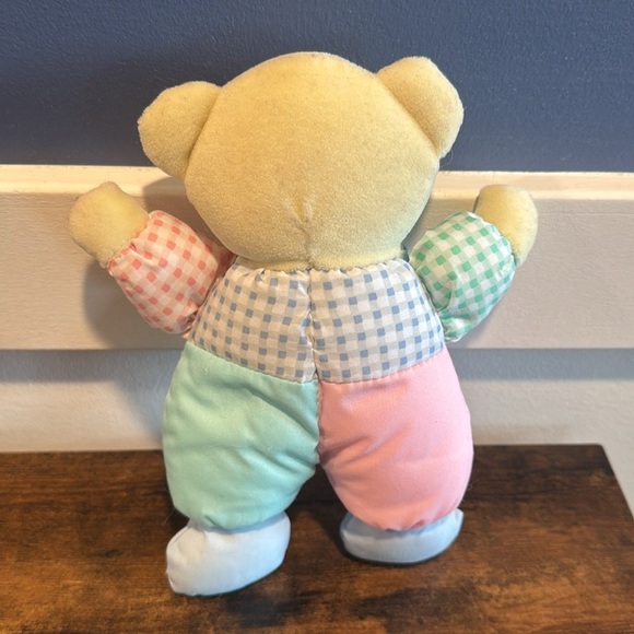 Unbranded / Eden look alike Patchwork Pastel Teddy Bear - Picture 2 of 7